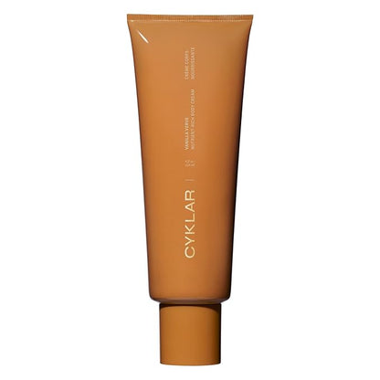 CYKLAR Nutrient Rich Body Cream. Vanilla Verve Nourishing Moisturizer with Niacinamide and Banana Flower Extract. Deep Hydration, Thick Body Lotion, Dry Skin Cream for Women and Men, 8 Fl Oz