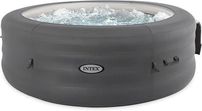 INTEX SimpleSpa Inflatable Hot Tub, 6 Person Jet Massage Spa with Built-in Pump and Cover - Portable Outdoor Tub with Bubble Jets for Home, Backyard, and Patio