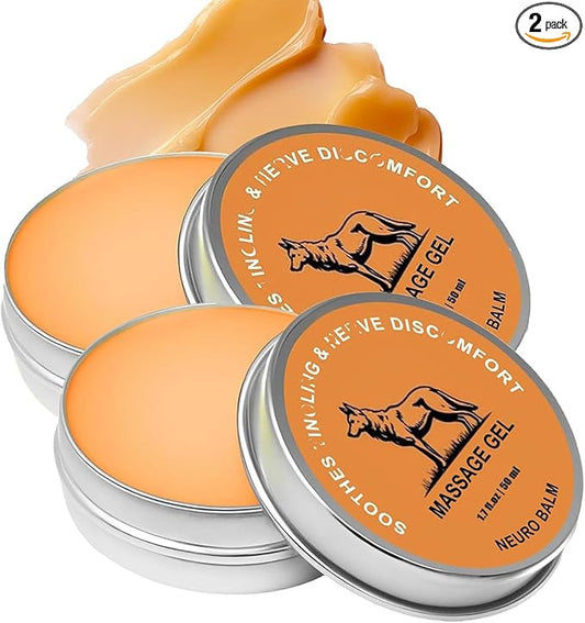 2PCS Therawolf Neuro Balm, Muscle and Joint Builder Balm, Natural Joint Care Soothing Massage Cream, Joint Activities Throughout The Body, Daily Joint & Muscle Care