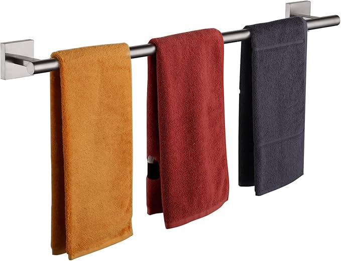 KOKOSIRI Towel Holder Bathroom Accessory Towel Bar for Bath Kitchen Towels Rail 36 Inch Brushed Nickel Stainless Steel B4005BR-L36