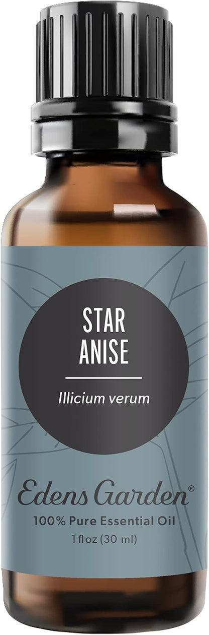 Edens Garden Star Anise Essential Oil- 100% Pure Premium Grade, Undiluted, Natural, Therapeutic, Aromatherapy, The Best for Diffuser, Candle, Laundry, Humidifiers 30 ml (1 fl oz)
