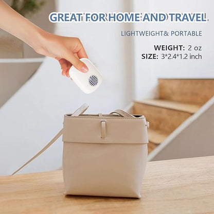UV-C Toothbrush Sanitizer Cover Case and Holder Electric Travel Toothbrush Cover with Holder for Any Toothbrush Head Rechargeable Toothbrush Travel Case White