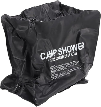 Solar Shower 40L, Portable Cam Shower with vable Hose, Thickened Solar Heating for oor Hiking Beach Swimming T, Includes Rope and Hose