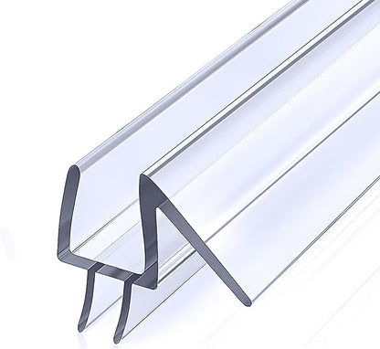 1/2" (12mm) Frameless Glass Shower Door Bottom Sweep – 40" (101.6cm) Ultra-Clear Drip Rail Seal Strip, 1 Piece for Leak Protection, Water Control & Easy DIY Installation