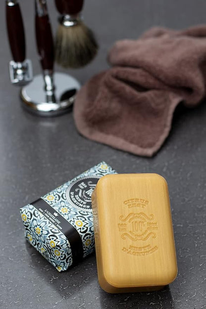 La Chatelaine Shea Butter Bar Soap| Natural and Organic |Triple Milled | Made in France | Unisex, Men, Women | Large (Citrus Zest)