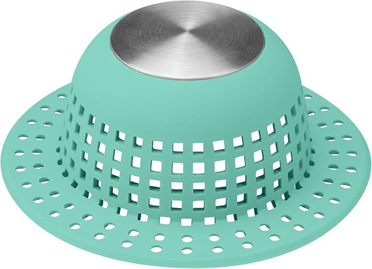 Shower Drain Hair Catcher Bathtub Drain Cover Shower Protector for Pop-Up & Regular Drains