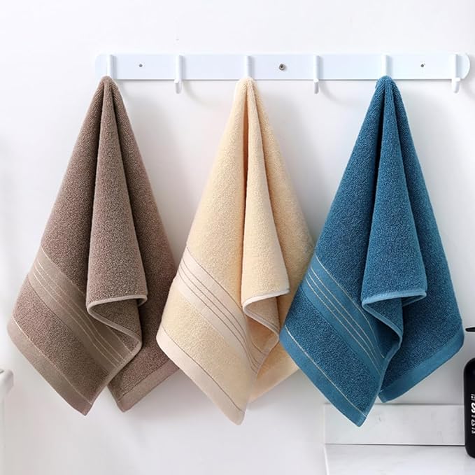 3 Pack Hand Towels for Bathroom, Cotton Soft Absorbent Decorative Hand Towel Set for Face Spa Bath Gym Kitchen, 13x30 Inch