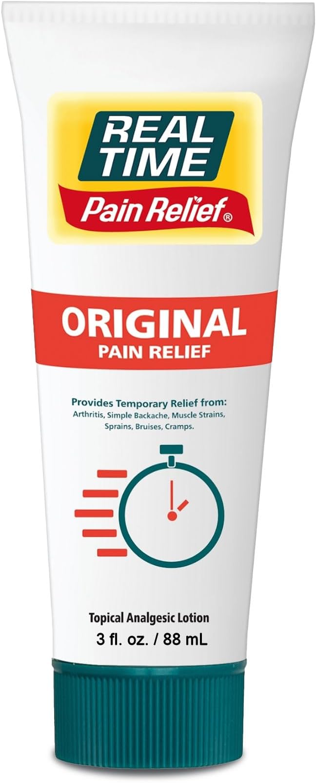 Real Time Pain Relief Cream 3 Oz Tube | 17 Natural Ingredients