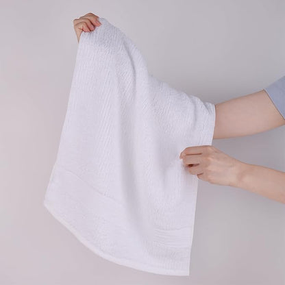 Everplush Youth Style Hand Towel 4-Piece Combo - Cotton Combined with Microfiber, Strong Absorption, Soft, Fluffy, Skin-Close Cotton, Durable, Various Sizes, Versatile