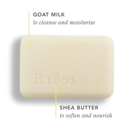 Beekman 1802 Goat Milk Body Soap Bar, Honey & Orange Blossom - Scented - 3.5 oz - Nourishes, Moisturizes & Hydrates - 100% Vegetable Soap - Good for Sensitive Skin - Packaging May Vary