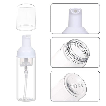 24 PCS Foam Pump Bottle Dispenser Refillable 2oz/60ml Empty Travel Size Foam Bottle for Lash Shampoo Hand Soap Shampoo Lash Cleanser Packaging Liquid Cleaning