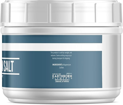 Earthborn Elements Epsom Salt (2 lb), Magnesium Sulfate Soaking Solution