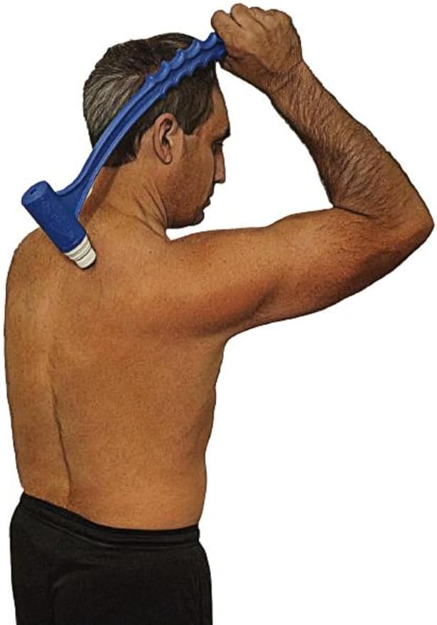 The "Original" Back Assist Roller Reacher. Compatible with Biofreeze and Most Pain Relief Roll on Brands. Helps You get to Those Hard to Reach Areas of The Body with This Lotion applicator.