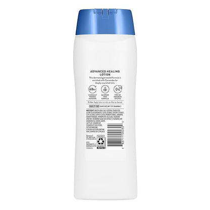Suave+ Advanced Healing Hand & Body Lotion for Women With Ceramides for Very Dry Skin, Hydrating, Non-Greasy, Allergen-Free Moisturizing Cream, Lightly Scented, 18 FL OZ, 6 Pack