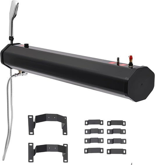 Pressurized Water Tank for Camping Shower,Portable Camping Showerhead Handheld with Storage Bag, Roof Rack Shower for Hiking, Car wash, Pet Cleaning, Beach Vacations