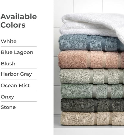 Cariloha Hand Towel | Stone | 16"x24" | Turkish Cotton & Viscose Material Blend | Extra Smooth, Odor Resistant and Highly Absorbent