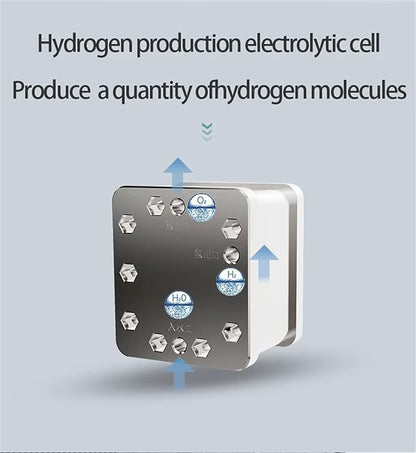 Hydrogen Bath Machine, 99.99% High Purity H2 Bubble Bath Machine, 6000ml/min Hydrogen Water Spa Generator, Up to 2600PPB, for Relieve Fatigue & Enhance Sleep