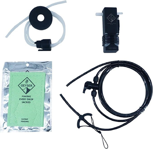 Geyser System Portable Camping Shower & Cleaning Kit for Camping, Backpacking, Overlanding, & Outdoor Recreation