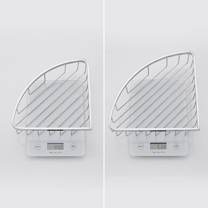 [2 Pack] Corner Shower Caddy Organizer, SUS304 Stainless Steel Heavy Duty Rust-Proof Shelf Holder, Wall Mounted Storage Rack for Bathroom Kitchen, Polished Chrome