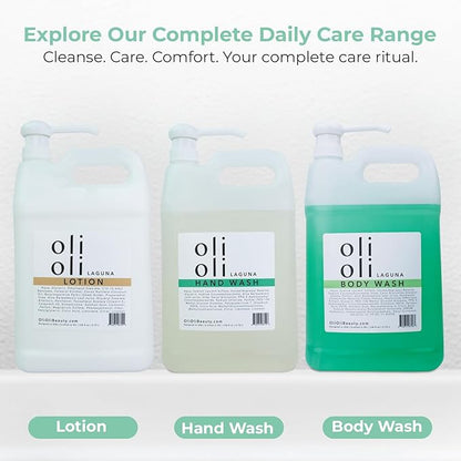 OLIOLI Replenishing Body Lotion 128oz Refill | Moisturizing Body Lotion with Aloe Vera, Coconut Oil, Shea Butter & Vitamin E | Hydrating for Sun, Sea & Pool Recovery