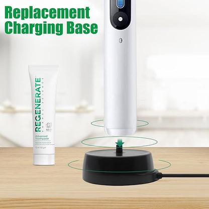 Electric Toothbrush Replacement Charger Base Compatible with Philips Sonic HX6100 HX3000 HX6000 HX8000 HX9000 Series, R Series, Portable Waterproof Charging Base