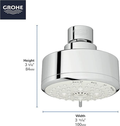 Grohe 29429000 Cosmopolitan Pressure Balance Shower Set, Starlight Chrome
