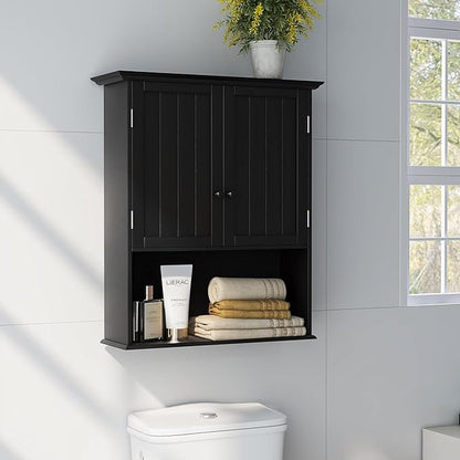 Safeplus 28" H x 23.5" W Wall Mount Medicine Cabinets with Adjustable Shelf and 2-Door for Bathroom Living Room