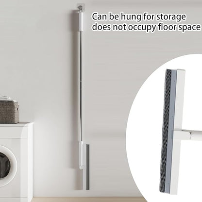 Magic Broom- Floor Squeegee Scrubber | Convenient Household Cleaning Broom for Floor, Window Scrubber with 180 Degree Rotating Head, Household Wiper for Garage Courtyard Shower Bathroom Marble Glass