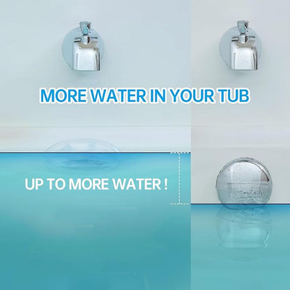 Silicone Bathtub Overflow Drain Cover,Soak Drain Cover Plug with Suction Cups,Essential for Soaking Ladies, Soak Bathtub Overflow Drain Cover,Raise The Water Level