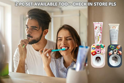 Automatic Toothpaste Dispenser Wall Mounted for Bathroom,Toothpaste Squeezer for Kids & Family Shower by Mr. Thumbs (1pc,Astronaut)