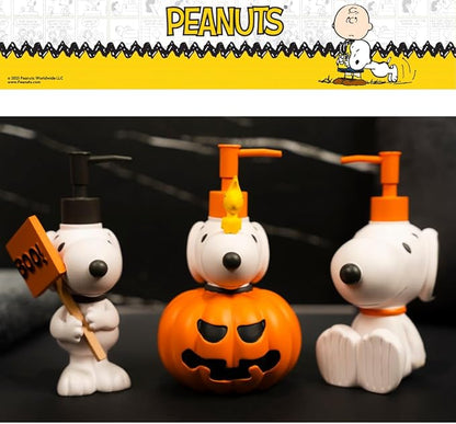 Peanuts Snoopy Soap/Lotion/Hand Sanitizer Resin Pump Dispenser, 10.23 Ounces, (Officially Licensed Product) by Franco Collectibles
