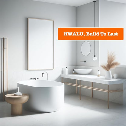 1/4" Thick SUS304 Tub Spout Cover Ring, Bathtub Faucet Surround Sealing Spacer Plate, Bath Shower Remodel Trim Faceplate Gasket (Chrome)