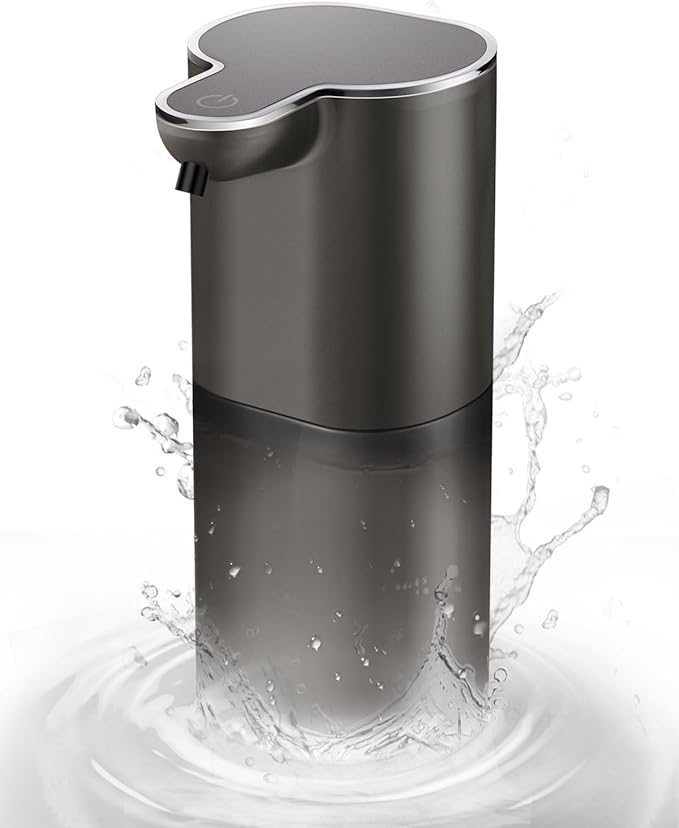 Soap Dispenser, Automatic Foaming Soap Dispenser with 4 Adjustable Volume Control, Touchless Rechargeable Hands Free Auto Soap Pump for Kitchen, Bathroom, Hotel, Restaurant,13.5oz/ 400ml