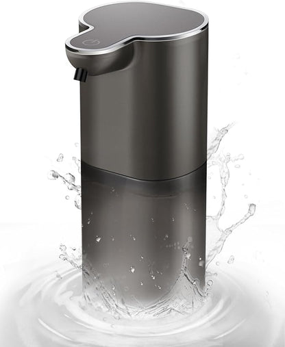 Soap Dispenser, Automatic Foaming Soap Dispenser with 4 Adjustable Volume Control, Touchless Rechargeable Hands Free Auto Soap Pump for Kitchen, Bathroom, Hotel, Restaurant,13.5oz/ 400ml