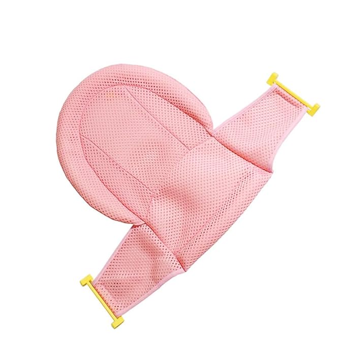 Baby Bath Seat Support Net Bathtub Shower Mesh Non Slip Adjustable for Newborn Infant