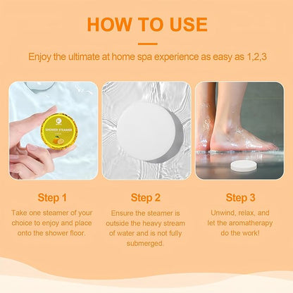 Shower Steamers Aromatherapy, 30-Pack Shower Steamer for Women Men, Shower Bombs with Essential Oils Stress Relief Self Care, Birthday Gifts Christmas Stocking Stuffers Gifts for Mom, Dad, Wife