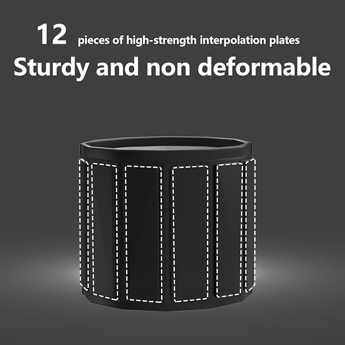 Portable Bath Tub for Adult, Foldable Soaking Bathtub for Hot SPA&Ice Bath, Foldable Small Bathtub Collapsible Tub for Bathing, Quick Setup No Installation Space-Saving Storage (black, 25.6X31.5 IN)