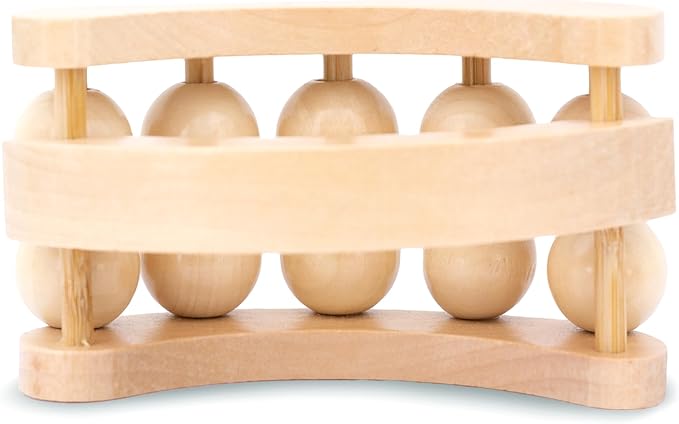 Bruizex Lymphatic Drainage Massager: Cellulite Massage Tool, Massage Roller, Fascia Blaster, Wood Therapy Massage Tools, Lymphatic Drainage Tool, Post Lipo Fibrosis Treatment, Maderoterapia Kit