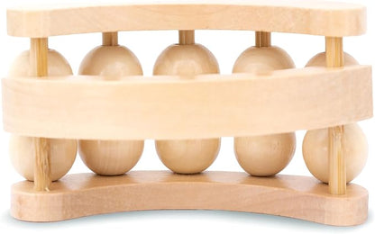 Bruizex Lymphatic Drainage Massager: Cellulite Massage Tool, Massage Roller, Fascia Blaster, Wood Therapy Massage Tools, Lymphatic Drainage Tool, Post Lipo Fibrosis Treatment, Maderoterapia Kit