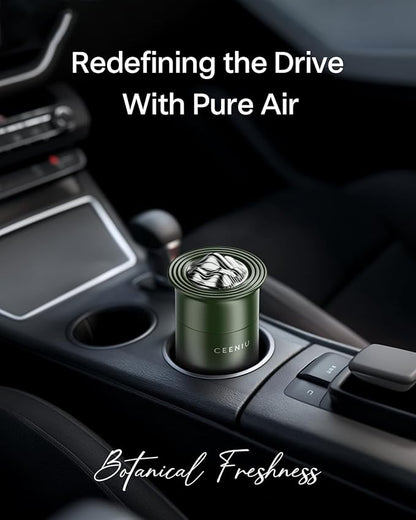 Ceeniu Air Freshener Odor Release Gel, 45 oz Large Capacity, Adjustable scent intensity with gear control, Natural Plant Extract, Made with Essential Oils - Misty Tea Scent