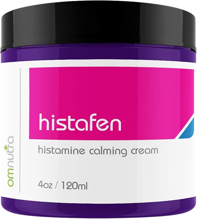Histafen Antihistamine Itch Calming Cream - 4oz Anti Itch Cream Extra Strength Intensive Healing Lotion Exema Creams for Adults & Kids with Low Diamine Oxidase Dao Enzyme Mast Cell Activating Syndrome