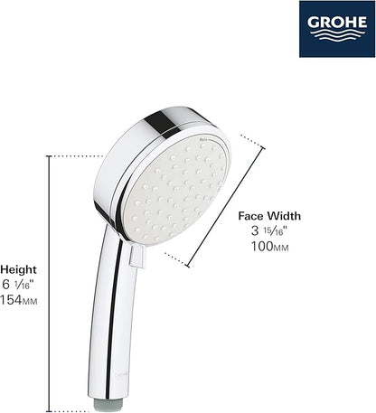 Grohe 29429000 Cosmopolitan Pressure Balance Shower Set, Starlight Chrome