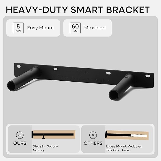 Homeforia 12 inch Natural Floating Shelf, High End Solid Real Wood 12inch Small Floating Shelves for Wall Mounted, Natural Wooden Floating Shelves, Heavy Duty Bracket, 12 X 6.5 X 1.75 in, Set of 4