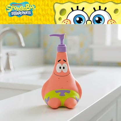 Spongebob Squarepants Patrick Star Soap/Lotion/Hand Sanitizer Resin Pump Dispenser, 13 Ounces, (Officially Licensed Product) by Franco Collectibles
