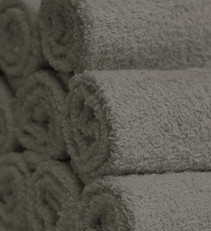 Softolle 100% Cotton Washcloths 24 Pack (12x12 Inches) Soft, Highly Absorbent Washcloth, Face Towels, Wash Cloths for Face, Ring Spun, Bulk Pack (Taupe)