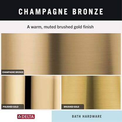 Delta Faucet 41836-CZ Contemporary Decorative Grab Bar, 36', Champagne Bronze