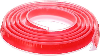 79"x0.8"x0.5" (LxWxH) Collapsible Shower Barrier Stopper - 1 Pack - Good for Bathroom Kitchen - L Shape Water Splash Guard Blocker - Clear