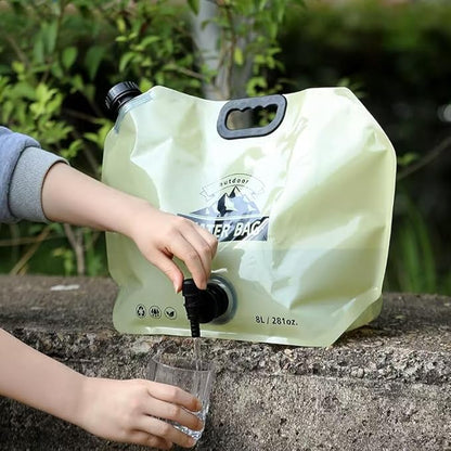 Portable Outdoor Shower, Handheld Electric Shower+8L Water Bag, IPX6 Waterproof, USB Charging, Compact and Lightweight, Suitable for Outdoor Camping, Beach Shower, Hiking, pet Bathroom