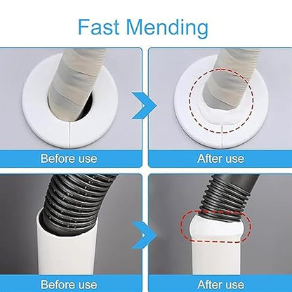 4-Pack White Seal Putty Waterproof Duct Seal Repair Sealing Clay, Quick Mending Mud for Drain Connection,Air Conditioning Hole, Wall Hole