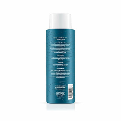 Oars + Alps Body and Face Wash for Men, Mens Body Wash & Face Cleanser with Vitamin E and Antioxidants, Moisturizing, Hydrating, Paraben & Sulfate Free Cleanser, California Coast, 3pk